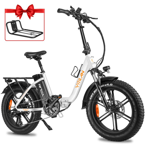 Vitilane U7 2.0 Step-thru Foldable Fat Tire Bicicletta elettrica GARANZIA ITALIANA